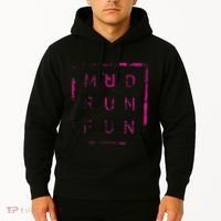 Mud Run Fun Mudder Trail Running And Mudding Hoodie thumb 2