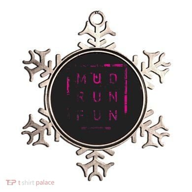 Mud Run Fun Mudder Trail Running And Mudding Ornament