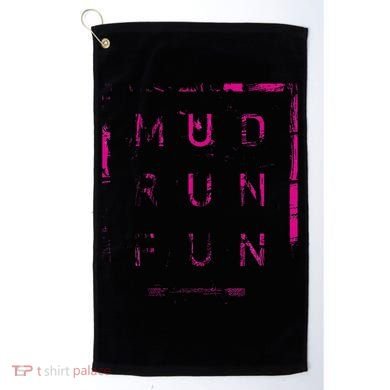 Mud Run Fun Mudder Trail Running And Mudding Golf Towel