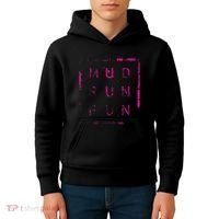 Mud Run Fun Mudder Trail Running And Mudding Kids Hoodie thumb 4