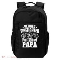 Mens Retired Firefighter & Papa Retirement Gift Backpack thumb 0