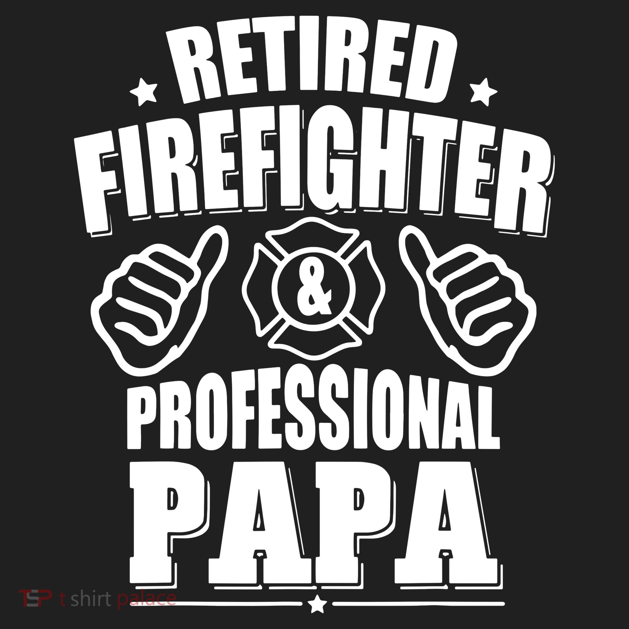 Mens Retired Firefighter & Papa Retirement Gift Beanie
