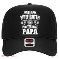 Mens Retired Firefighter & Papa Retirement Gift Hat thumb 0