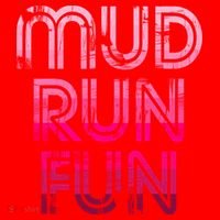 Mud Run Fun Mudder PINK Trail Running And Mudding Santa Hat thumb 1