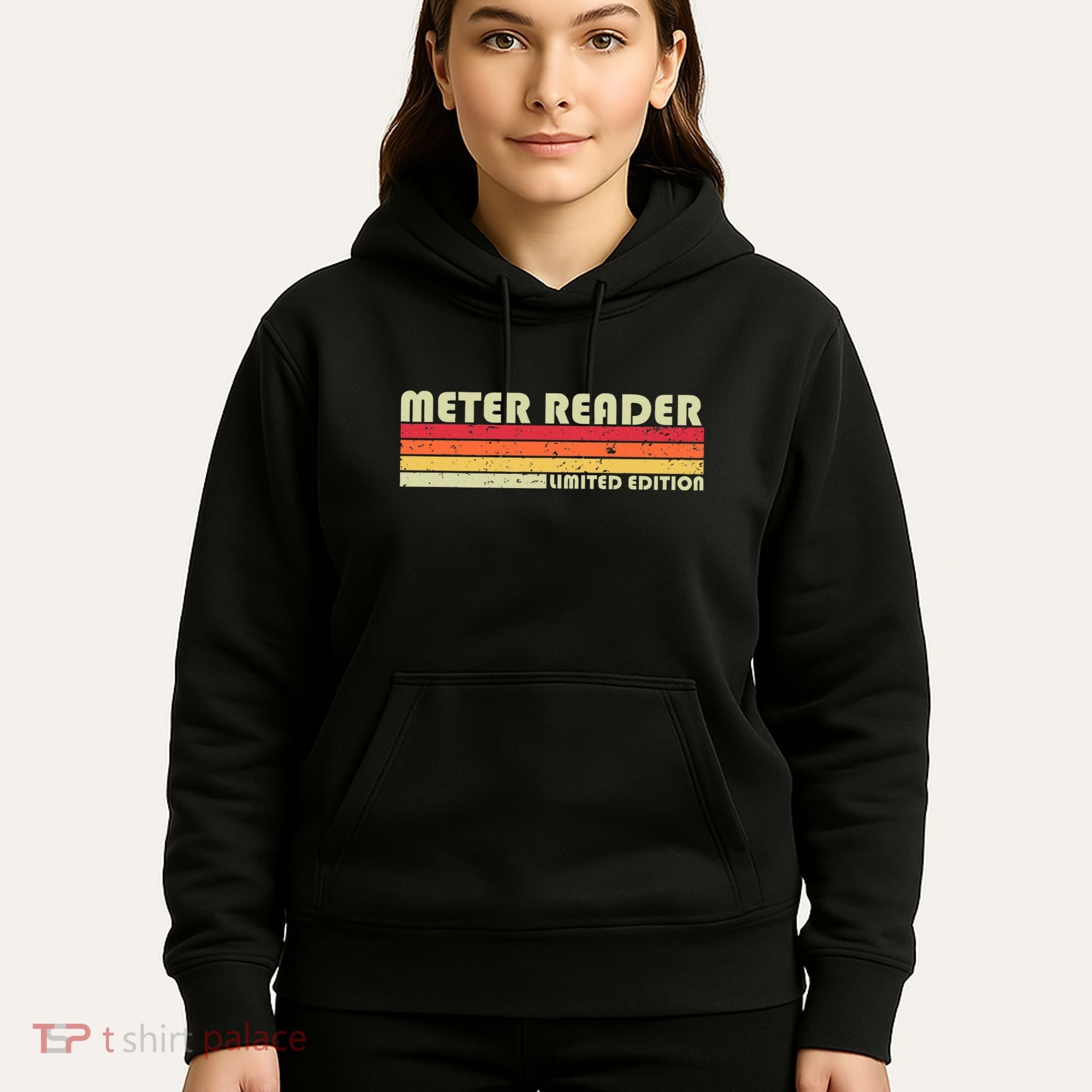 Meter Reader Funny Job Title Profession Birthday Worker Idea Hoodie