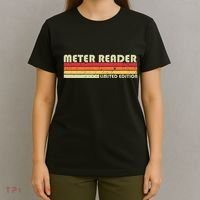 Meter Reader Funny Job Title Profession Birthday Worker Idea T-Shirt thumb 4