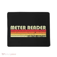 Meter Reader Funny Job Title Profession Birthday Worker Idea Mousepad thumb 0