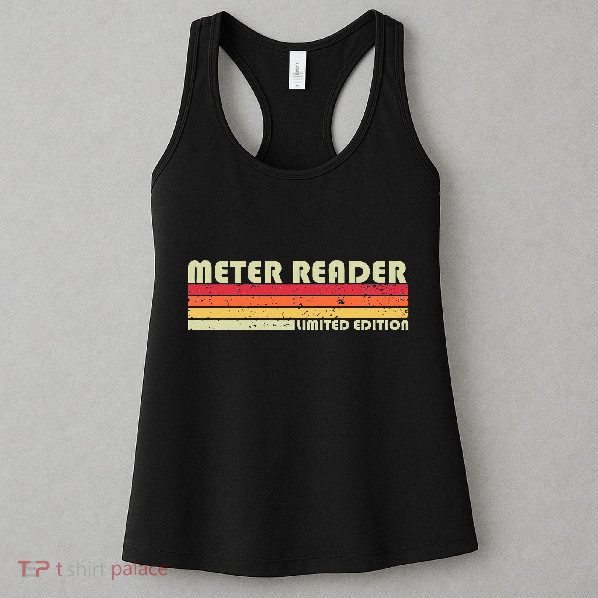 Meter Reader Funny Job Title Profession Birthday Worker Idea Women's Tank Top