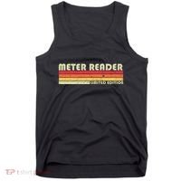 Meter Reader Funny Job Title Profession Birthday Worker Idea Tank Top thumb 0