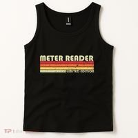 Meter Reader Funny Job Title Profession Birthday Worker Idea Tank Top thumb 2
