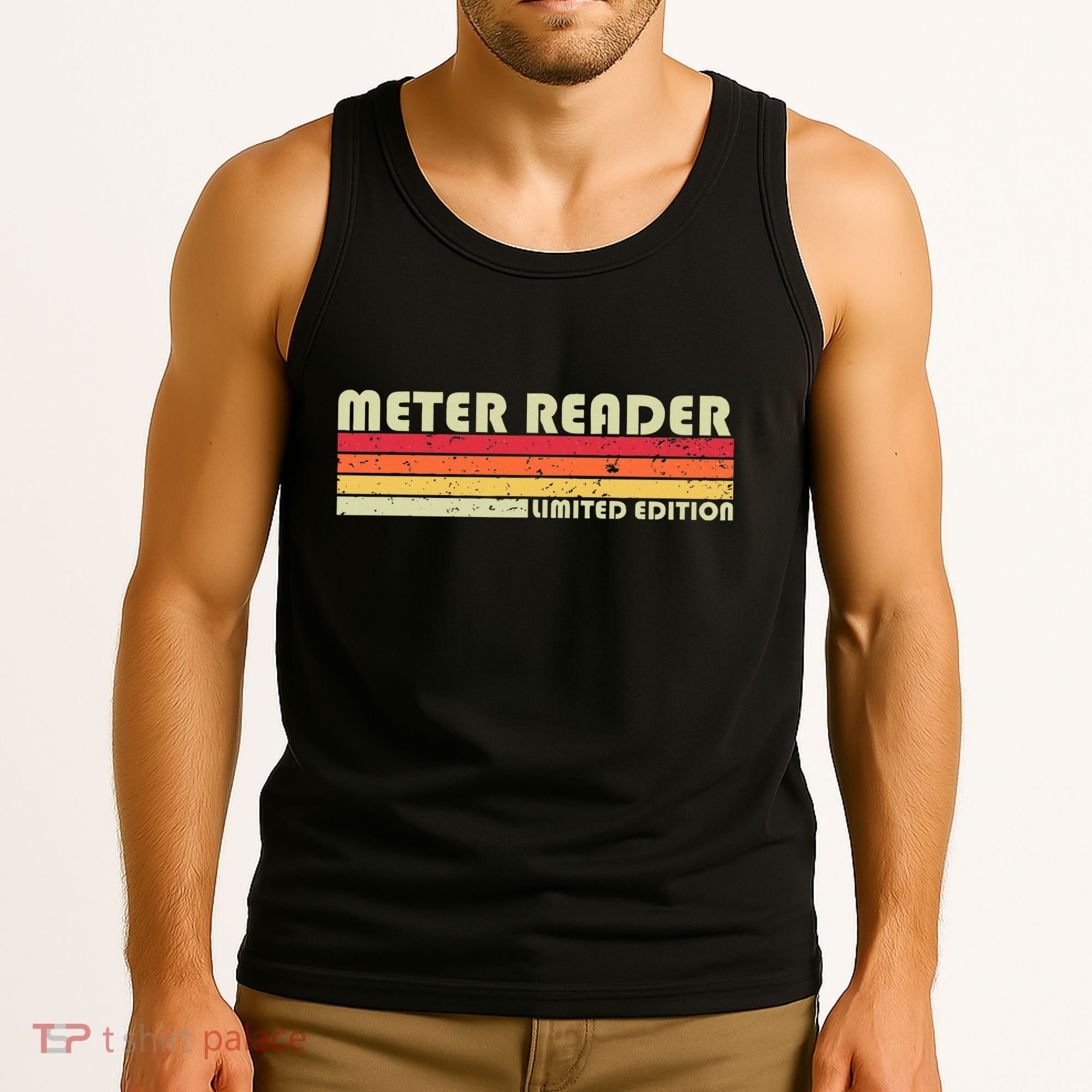Meter Reader Funny Job Title Profession Birthday Worker Idea Tank Top