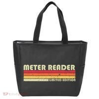 Meter Reader Funny Job Title Profession Birthday Worker Idea Tote Bag thumb 0