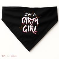 Mud Run For Women Runners Mud Running Team USA-Made Doggie Bandana thumb 0