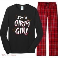 Mud Run For Women Runners Mud Running Team Long Sleeve Pajama Set thumb 0