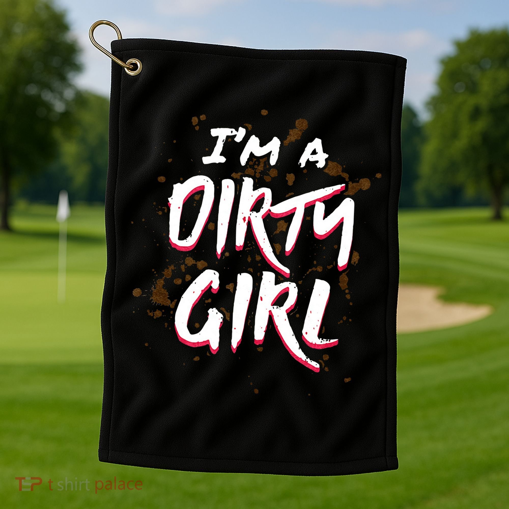 Mud Run For Women Runners Mud Running Team Golf Towel