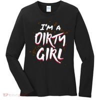 Mud Run For Women Runners Mud Running Team Women's Long Sleeve Shirt thumb 0