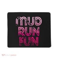 Mud Run Fun Mudder Pink Trail Running And Mudding Mousepad thumb 0