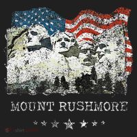 Mount Rushmore Flag Souvenirs Women's Sweatshirt thumb 2