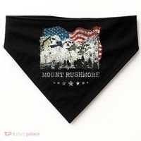 Mount Rushmore Flag Souvenirs USA-Made Doggie Bandana thumb 0