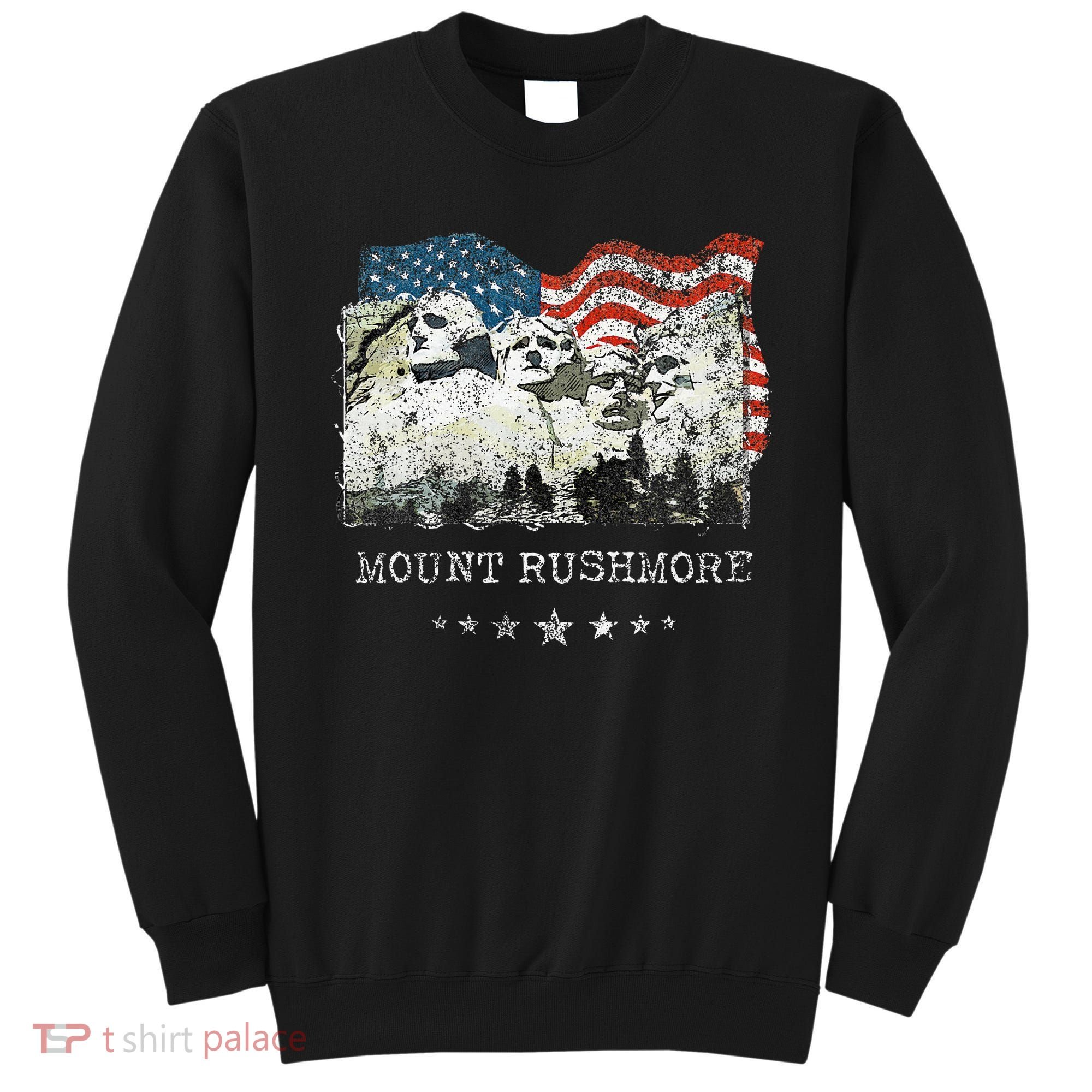 Mount Rushmore Flag Souvenirs Sweatshirt