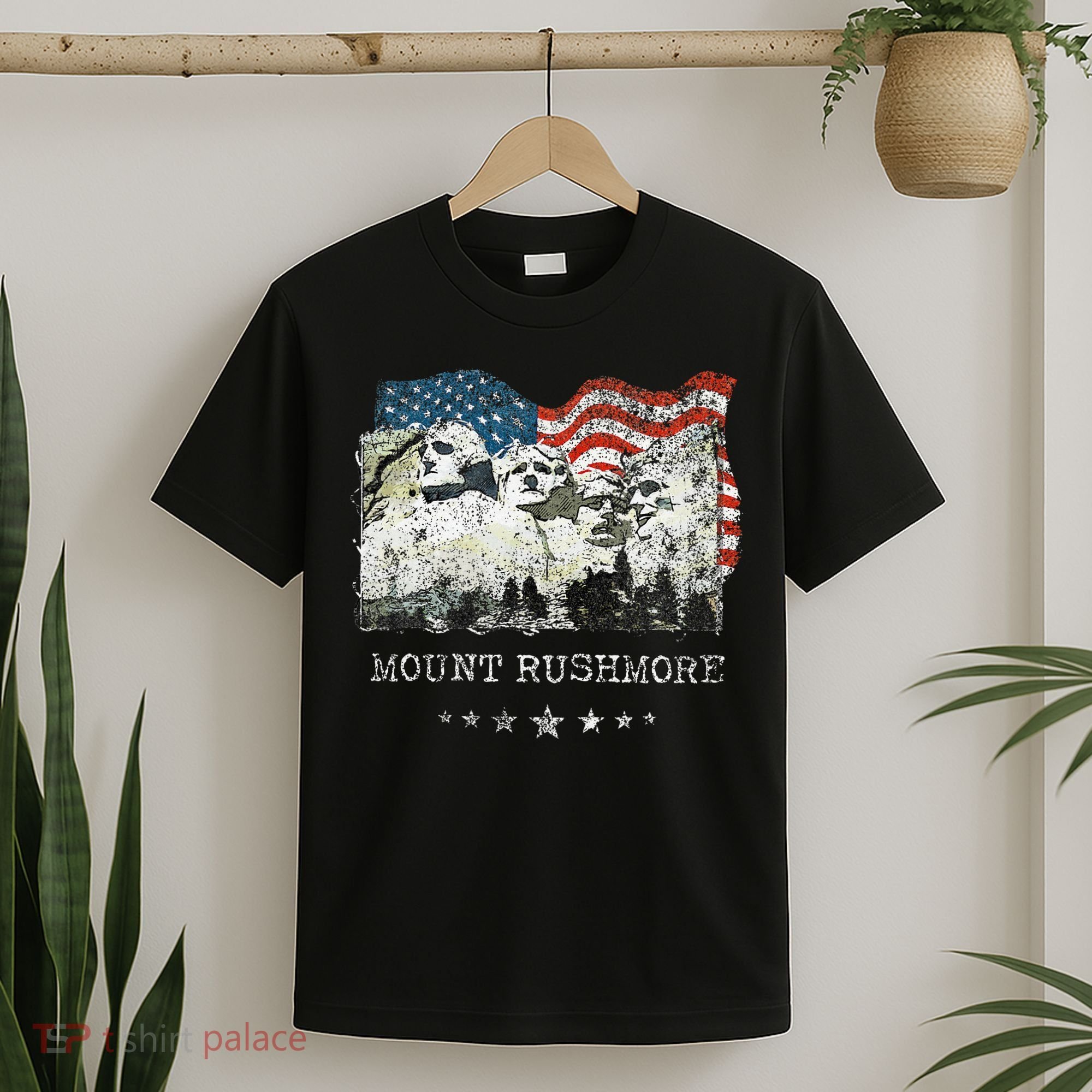 Mount Rushmore Flag Souvenirs T-Shirt