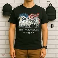 Mount Rushmore Flag Souvenirs T-Shirt thumb 6