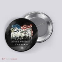 Mount Rushmore Flag Souvenirs Button thumb 0