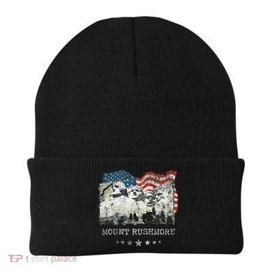 Mount Rushmore Flag Souvenirs Beanie