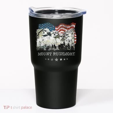 Mount Rushmore Flag Souvenirs Tumbler