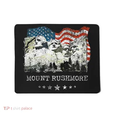 Mount Rushmore Flag Souvenirs Mousepad