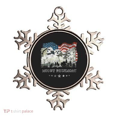 Mount Rushmore Flag Souvenirs Ornament