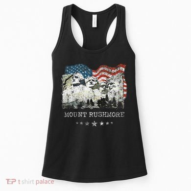 Mount Rushmore Flag Souvenirs Women's Tank Top