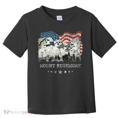 Mount Rushmore Flag Souvenirs Toddler T-Shirt