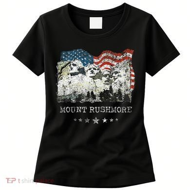 Mount Rushmore Flag Souvenirs Women's T-Shirt