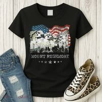 Mount Rushmore Flag Souvenirs Women's T-Shirt thumb 3