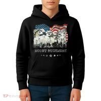 Mount Rushmore Flag Souvenirs Kids Hoodie thumb 4