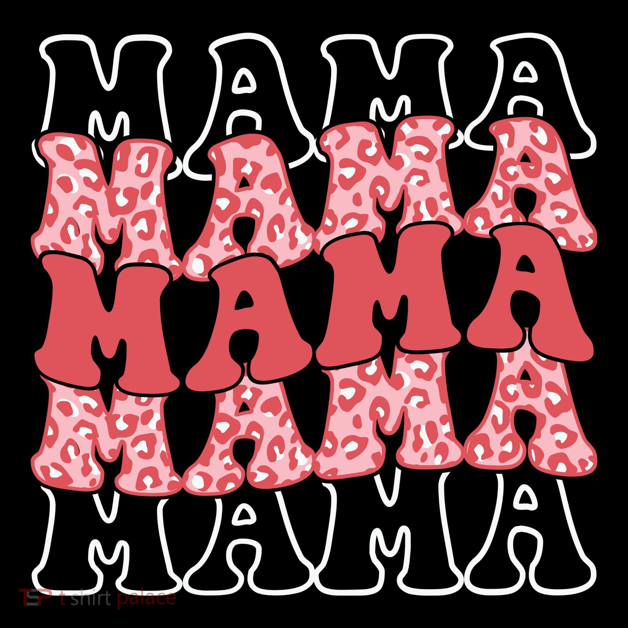 Mama Retro Groovy Cheetah Gift Backpack