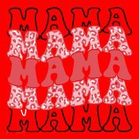 Mama Retro Groovy Cheetah Gift Santa Hat thumb 1