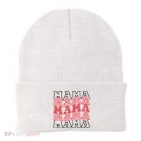 Mama Retro Groovy Cheetah Gift Beanie thumb 0