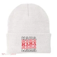 Mama Retro Groovy Cheetah Gift Beanie thumb 0