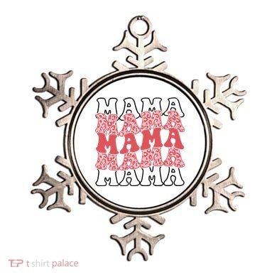 Mama Retro Groovy Cheetah Gift Ornament