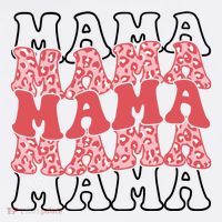 Mama Retro Groovy Cheetah Gift Women's Tank Top thumb 5