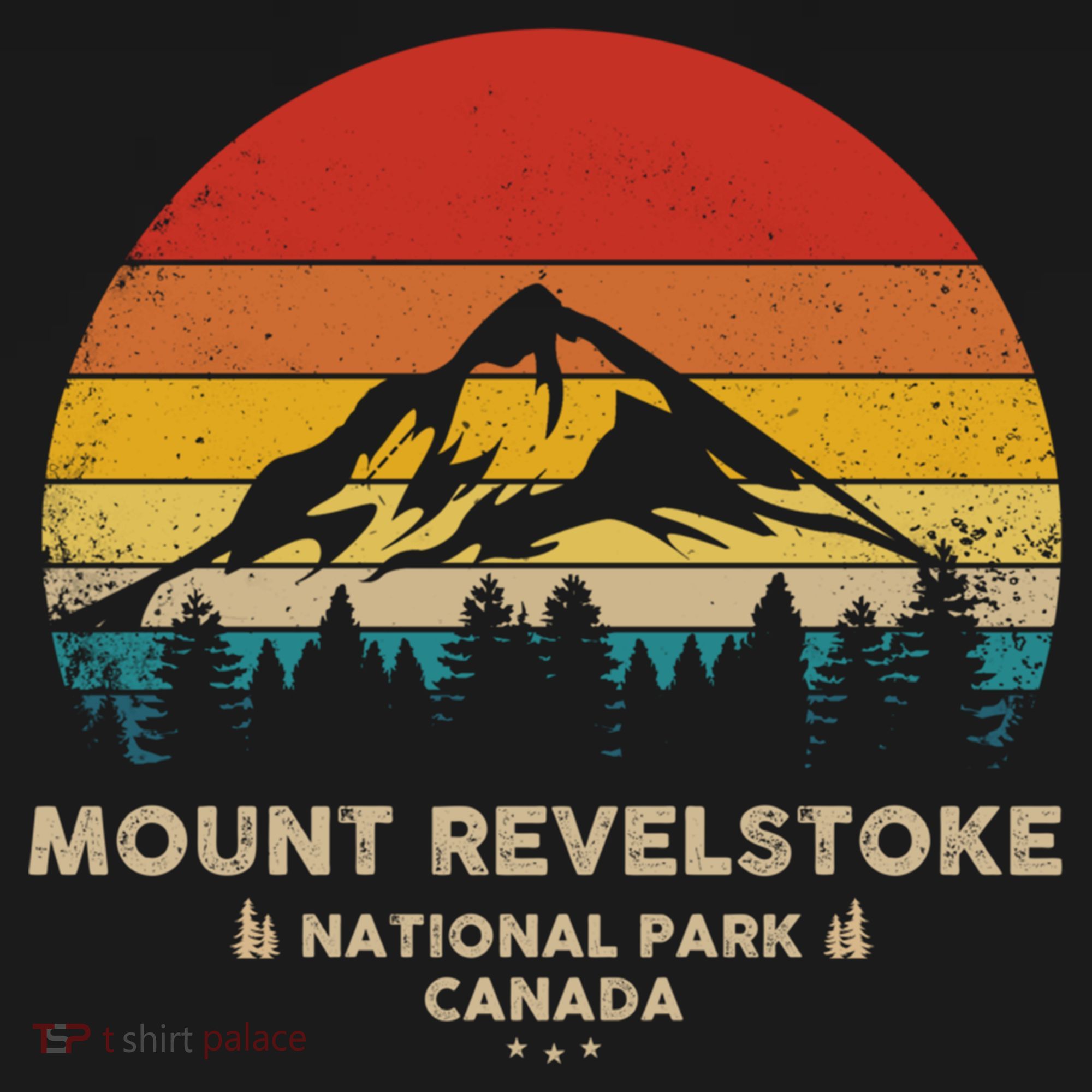 Mount Revelstoke Gift Canadian National Park Retro Souvenir Funny Gift Bucket Hat