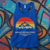 Mount Revelstoke Gift Canadian National Park Retro Souvenir Funny Gift Women's Tank Top thumb 3