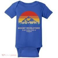 Mount Revelstoke Gift Canadian National Park Retro Souvenir Funny Gift Baby Bodysuit thumb 0