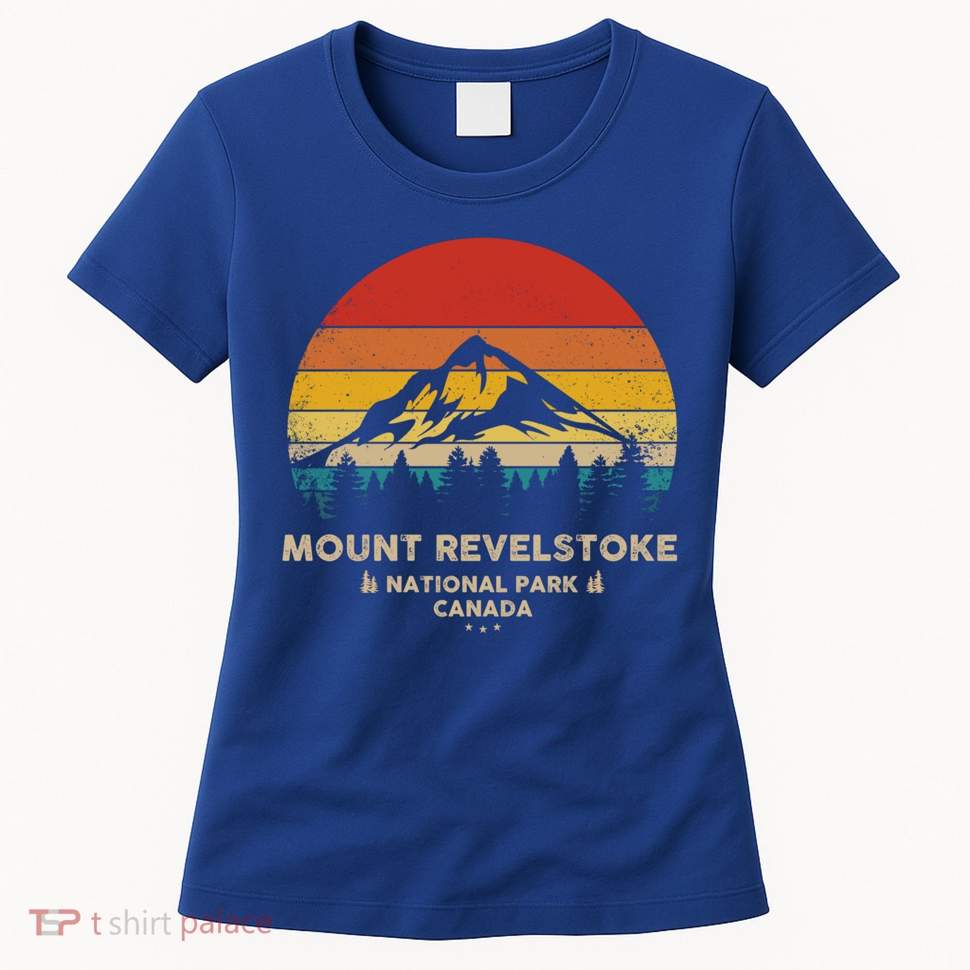 Mount Revelstoke Gift Canadian National Park Retro Souvenir Funny Gift Women's T-Shirt