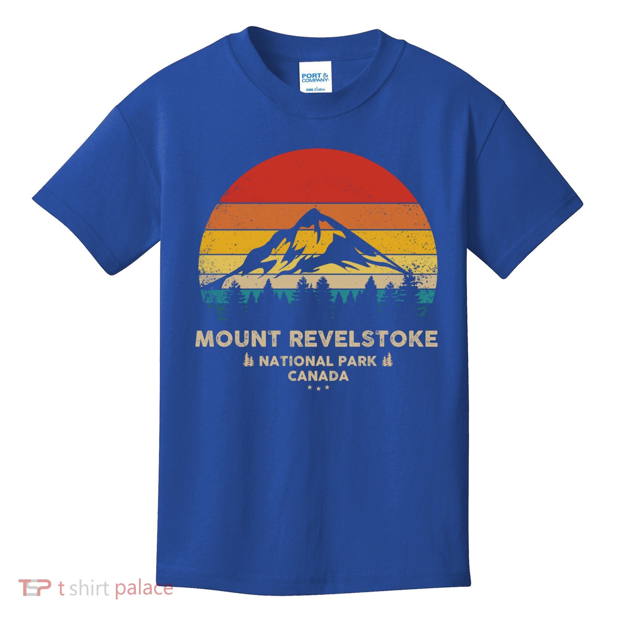 Mount Revelstoke Gift Canadian National Park Retro Souvenir Funny Gift Kids T-Shirt