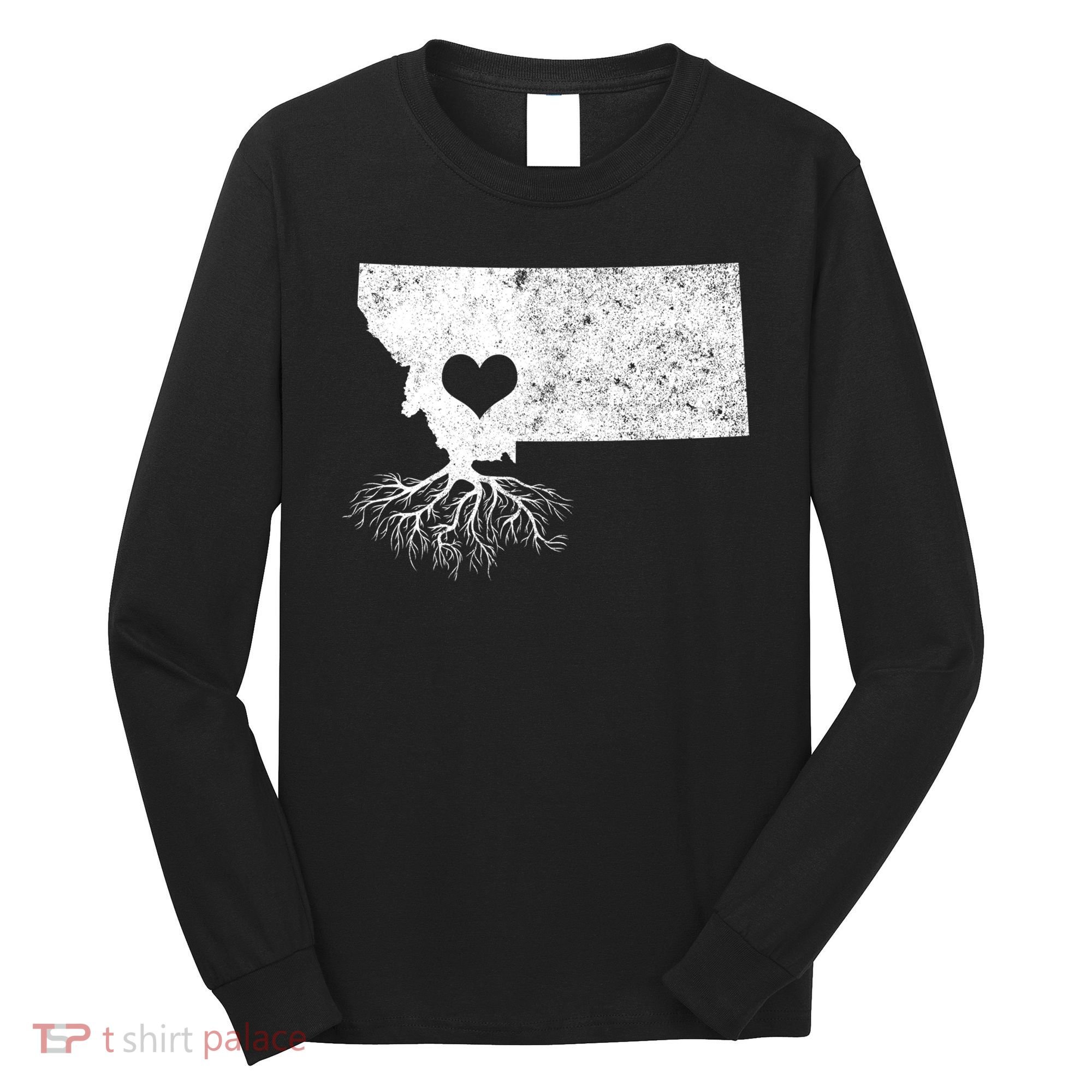 Montana Roots Gift: I Love Montana Gift Long Sleeve Shirt