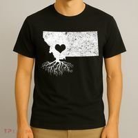Montana Roots Gift: I Love Montana Gift T-Shirt thumb 3