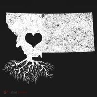 Montana Roots Gift: I Love Montana Gift T-Shirt thumb 7